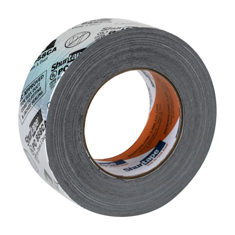 Shurtape HVAC duct sealing tape roll, silver, 1.88 in x 30 yd, 1 roll