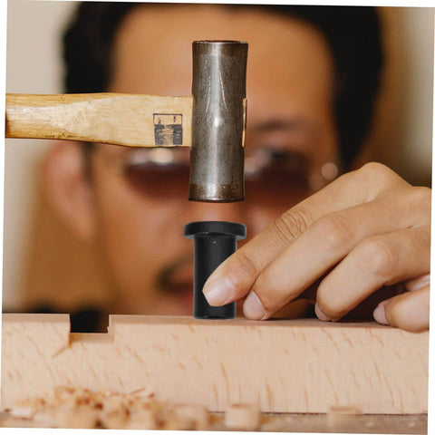 Person installing 4 Sets Sliding Barn Door Spacers Kit With Adjustable Carbon Steel Track Connectors and Screws for secure alignment.
