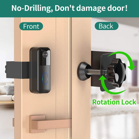 Anti Theft Doorbell Mount Bracket For Video Doorbell Cameras Fits First And Second Gen No Drill Easy Install With Hidden Screws