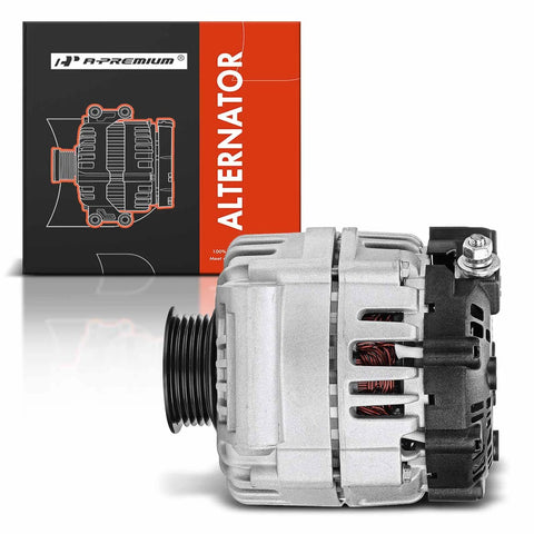 Beefy 12V 115A Clockwise 5 Groove Alternator Replacement For Chevrolet Malibu 2004 To 2005 L4 2.2L And Malibu 2006 To 2008