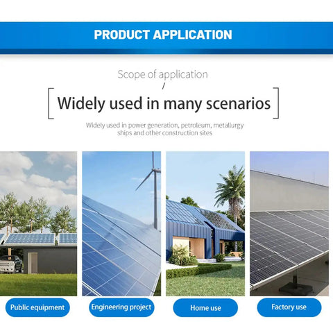 Application scenarios for 32A 500V PV DC Disconnect Switch MCB 2P Solar Breaker With IP65 Waterproof Distribution Box in different sectors