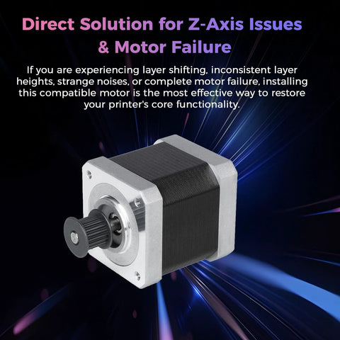 Creality K2/K2 Pro Z-axis stepper motor, high-torque 1.8° step angle, original replacement part