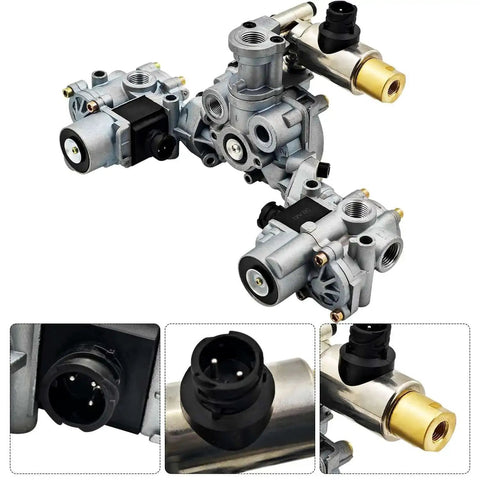 Heavy Duty Rear ABS Modulator Valve And Electronic Control Unit Assembly For 4S 4M And 6S 6M Tractor, 12V ATC