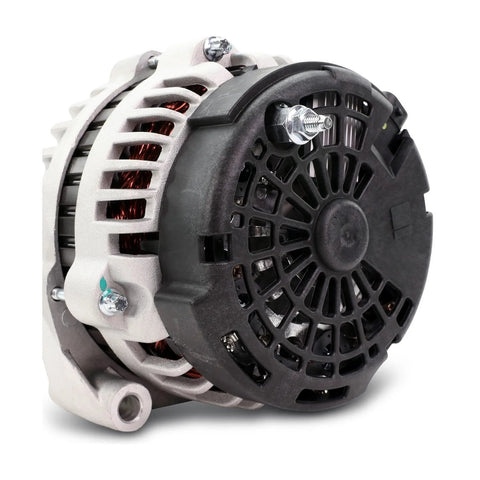 Side view of 8302 Alternator Replacement For Chevrolet Silverado GMC Sierra Cadillac Escalade V8 2005 2006 2007 With OEM Numbers 1060