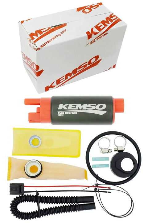 340LPH Beast Performance Fuel Pump For Gasoline And E85 Replaces Walbro 255LPH F20000169 Upgrades For EP240 EP270 E3240 Supports Up To 600 HP In Naturally Aspirated, Turbocharged, And Supercharged Applications With USA Based Tech Support And 125.8 Psi kit with components