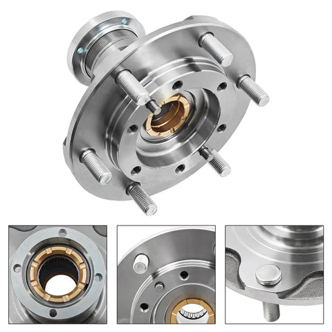 Front Wheel Bearing And Hub Assembly Kit For Toyota Tacoma 1995-2004 4WD Only With 2.4L 2.7L And 3.4L Engines Heavy Duty Replacement