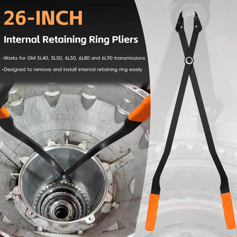 Internal Retaining Ring Pliers For GM Transmissions Large Snap Ring Pliers Fits 5L40 5L50 6L50 6L80 6L90