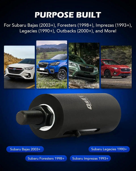 Subaru Ball Joint Tool Set With Upper And Lower Pullers For Legacy Impreza shown with compatible vehicles
