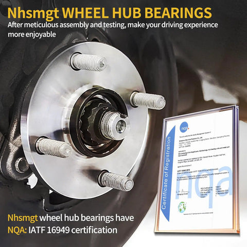 2X Front Or Rear Wheel Bearing Hub Assembly Drop In Replacement For Ford Explorer 2011 To 2019 And Police Interceptor Utility 2013 To 2019 5 Lug With ABS 512460
