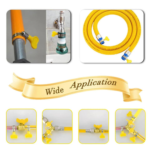 30 Piece Thumb Screw Hose Clamps Set Heavy Duty Stainless Steel, Versatile Key Type Clamp Kit For Automotive, Plumbing