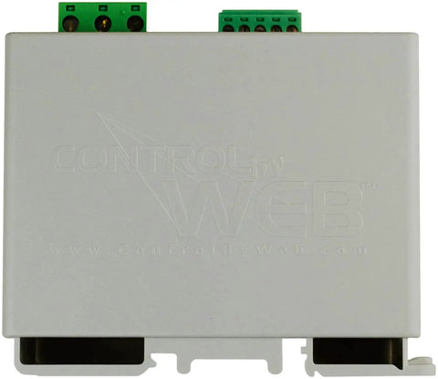 Remote Accessible Ethernet Relay And Digital Input Module Model X-WR-1R12-1I-I for industrial control, top view