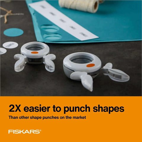 X Large Craft Hole Punch With Ergonomic Easy Squeeze Grip for Scrapbooking and Cardmaking on a crafting table