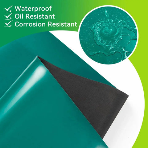 ESD Soldering Mat For Desk And Repair, Anti Static Grounding Work Surface, High Temp Resistant Rubber Pad, dual-sided