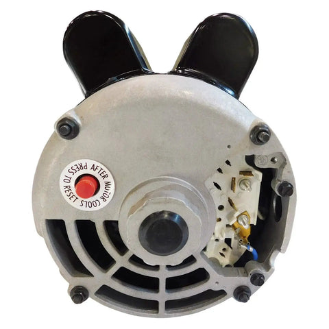 Front view of Beefed-Up 3.7HP 56 Frame Air Compressor Motor For 230V Single Phase Industrial-Grade Replaces 5HP SPL Motors Rated 15–17 Amps