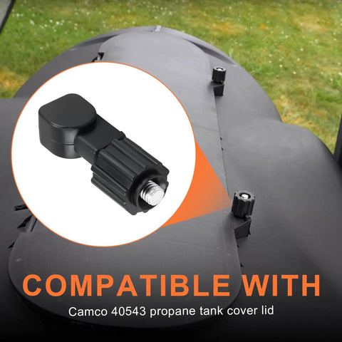 RV Propane Tank Cover Hardware Kit 2 Pack Thumb Screws and Nuts Compatible with Camco Propane Tank Cover Lid Replacement