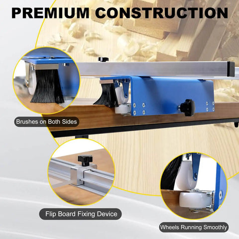 Portable 48 Inch Router Sled For Wood Slabs Adjustable Slab Flattening Jig For DIY Woodworking And Home Projects Pro Grade Build