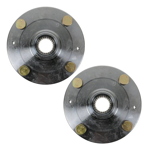Two Piece Front Passenger Side Wheel Bearing And Hub Kit For 2001 To 2006 Elantra Direct Fit Premium Quality Includes Two Front Wheel Bearings And Hubs