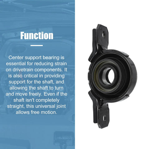 Driveshaft Center Support Bearing For Kia Sorento 2007 2008 Replacement Center Support Easy Install Durable Drivetrain Support