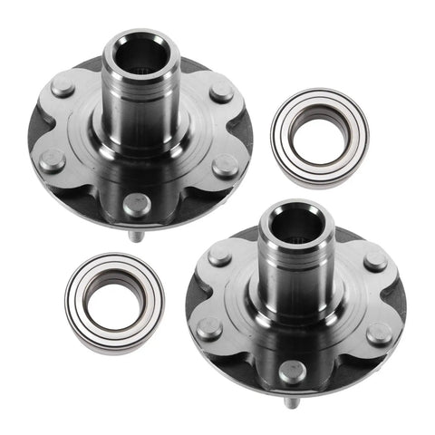 Front Wheel Bearing And Hub Kit For Toyota 4Runner Sequoia Tacoma Tundra 1995 To 2007 Includes Two Front Bearings And Two Front Hubs