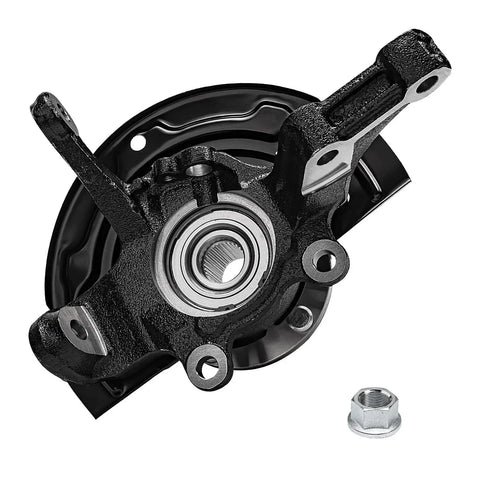 Front Two Piece Steering Knuckles And Wheel Bearing Hub Assembly Replacement For 2002 2003 2004 2005 2006 Nissan Altima And 2004 2005 2006 2007 2008 Maxima With Two Steering Knuckles And Wheel Hub Bearings Included