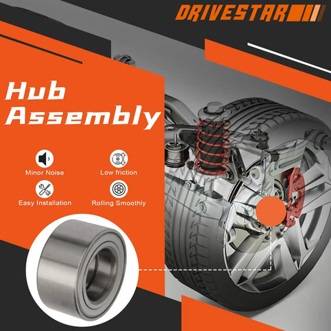 2 Pack Front Wheel Hub Bearing 510061 Direct Fit Compatible With 2000 2006 Nissan Sentra 2002 2007 Mitsubishi Lancer ES 2000 2002 Mirage