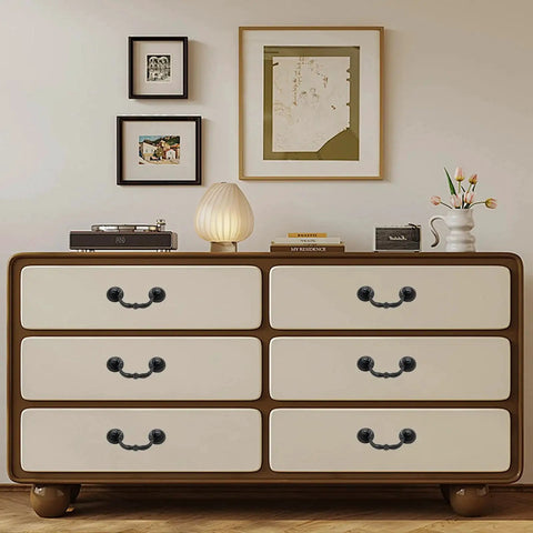 Dresser with Four Pieces Bail Pull Handles Antique Vintage Hardware For Furniture Cabinets Drawers And Dressers Black Zinc Alloy Rustproof Durable