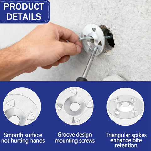 Ranstac 300pcs stainless steel foam board fasteners and washers for insulation board installation HS/DP-05