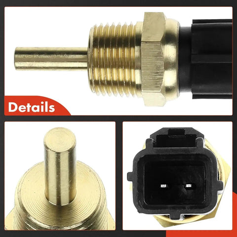Engine Coolant Temperature Sensor Direct Fit For Chrysler Sebring, Dodge Stratus, Hyundai Sonata, close-up details