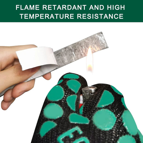 High temp grill gasket replacement strip, self-stick felt for Big Green Egg and Primo grills