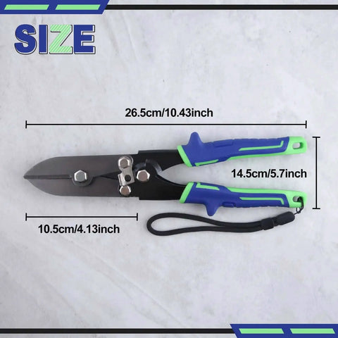 5 Blade Beefed Up Sheet Metal Crimper For HVAC Ductwork And Stove Pipes Heavy Duty Gutter Crimping Tool with size dimensions