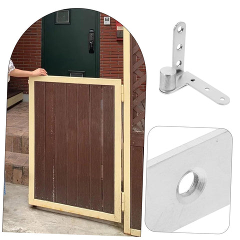 1 Pair Heavy Duty Stainless Steel Pivot Hinges For Hidden Doors With Concealed Design Durable Saloon Style Hardware