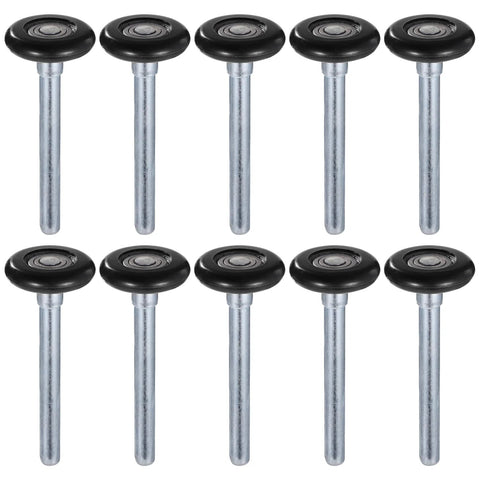 10 Pack 1.8 Inch Nylon Garage Door Rollers With 4.7 Inch Stem Quiet Replaceable Wheels For Garages Barns And Warehouses