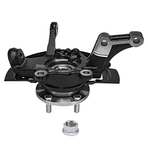 Front Two Piece Steering Knuckles And Wheel Bearing Hub Assembly Replacement For Nissan Altima Maxima, front view