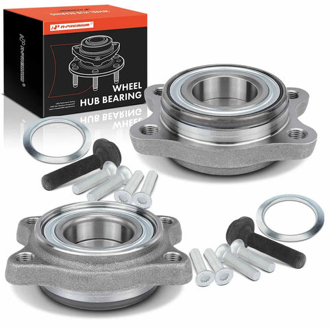 2X Front Or Rear Wheel Bearing And Hub Assembly Kit For Audi A4 A4 Quattro A6 A6 Quattro RS4 RS6 S4 S6 S8 OE Grade