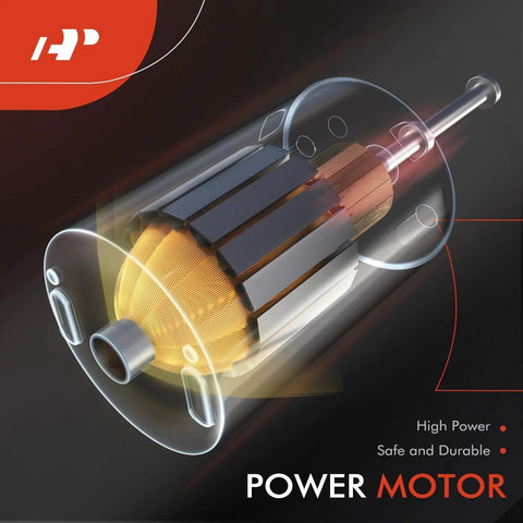 Illustration of a high power motor highlighting safety and durability features, showcasing internal components