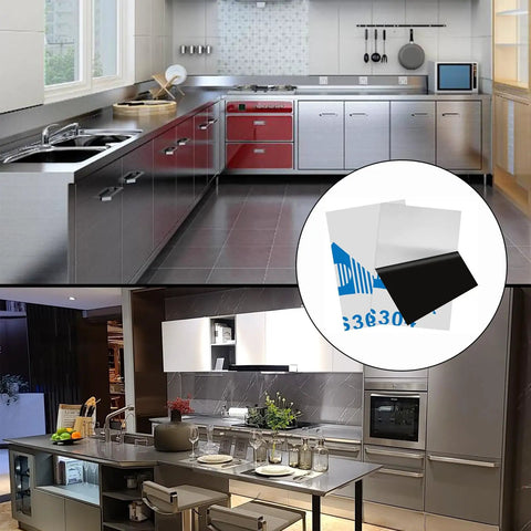 2 Pack 8x12 Inch 304 Stainless Steel Sheets 0.032 Inch Thick 20 Gauge Shim Stock Plates For Crafting DIY Metalworking Kitchen Stovetop Use Corrosion Resistant in kitchen setting.
