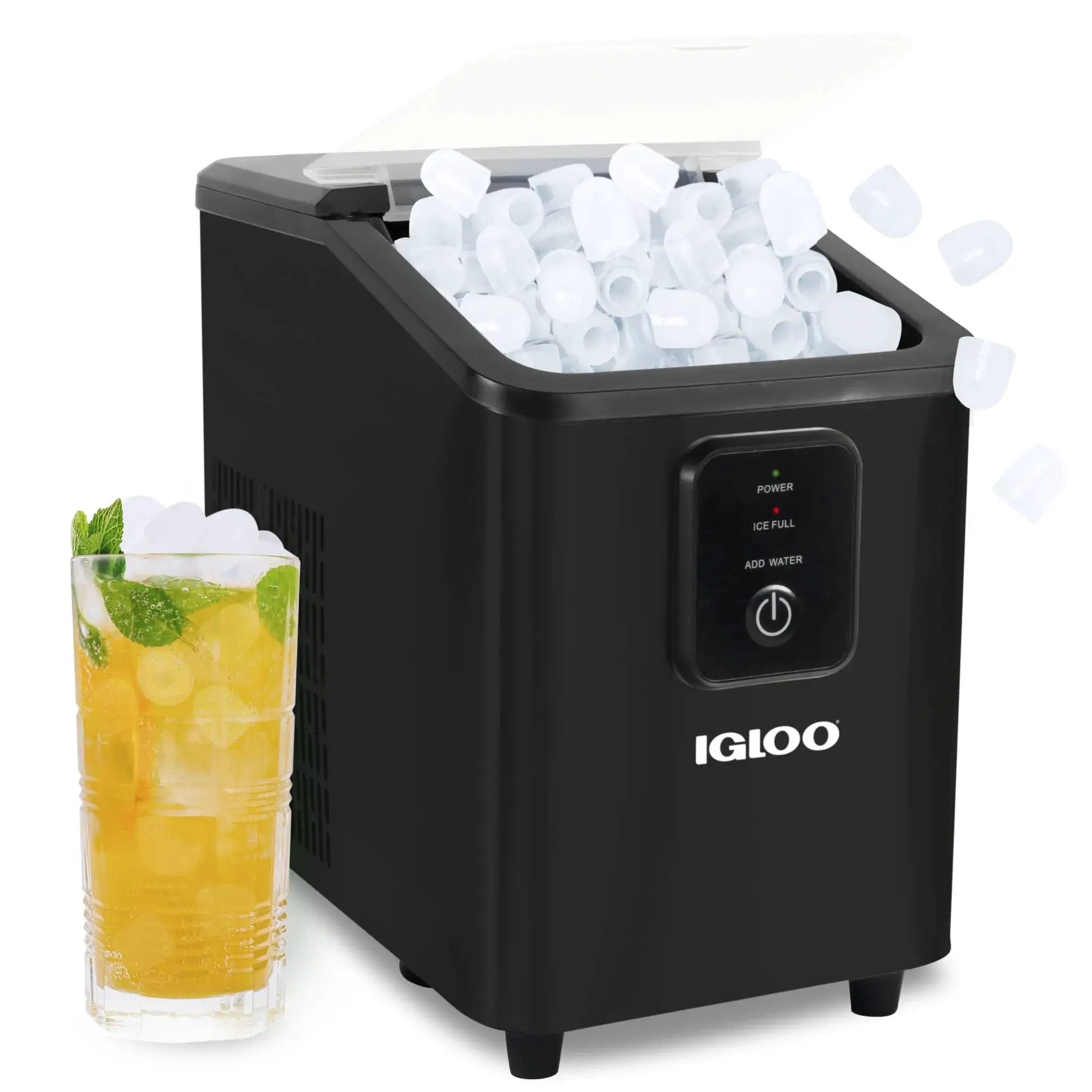 Compact Countertop Ice Maker 26 Lbs Per Day Fast Ice 🍁...
