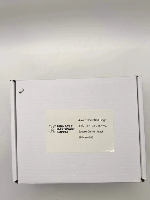 Box of Electrified Steel Hinge Four Wire Electric Hinge Four And A Half Inches By Four And A Half Inches US26D Finish Square Corner