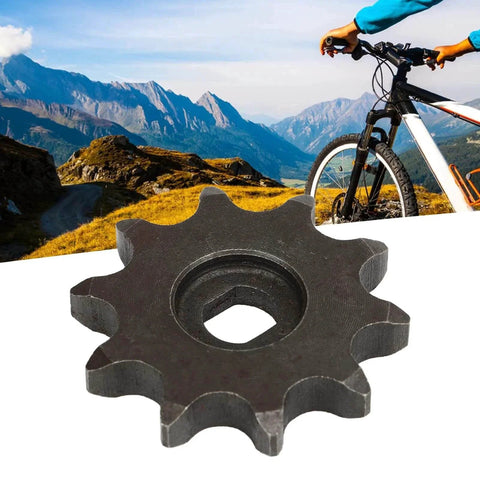 10 Tooth Sprocket Lightweight Carbon Steel Gear for Ordinary Chains 12.5mm Pitch 7mm Thick Easy To Install Motor Pinion Gear