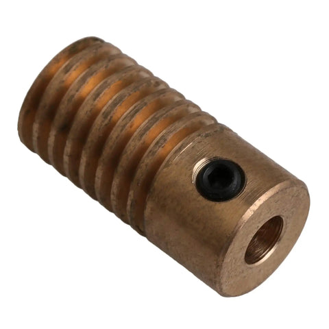 0.5 Modulus Brass Gear Reducer Set with 20 Tooth Brass Gear Wheel and 4mm Bore Brass Gear Shaft for Small Machines