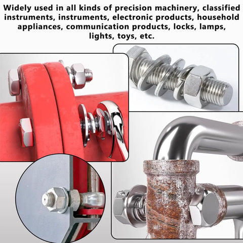 Spring lock washers kit, 1000 pcs, nine metric sizes M2–M12, 304 stainless steel, Amazon Aienxn