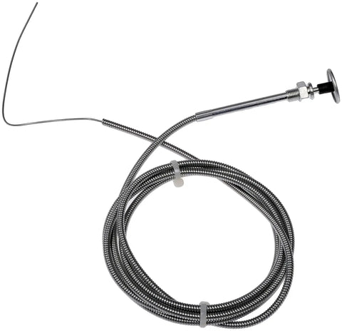Universal Fit Control Cables With One Inch Chrome Knob Six Foot Length Built To Last For Home Workshop Industrial And Commercial Use