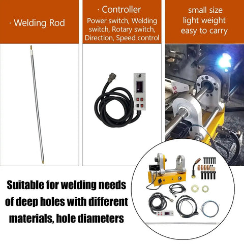Onsite Portable Line Boring And Welder Machine That Is A Real Workhorse With Auto Rotary Inner Boring, accessories included