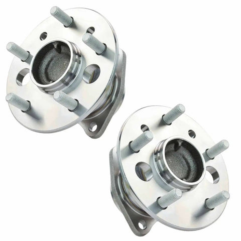 Rear Wheel Bearing And Hub Assembly Set For Lexus ES300 ES330 ES350 Toyota Avalon And Camry 2 Piece Left And Right With ABS Ready To Install Fits 2002 Through 2012 Models displayed in front view