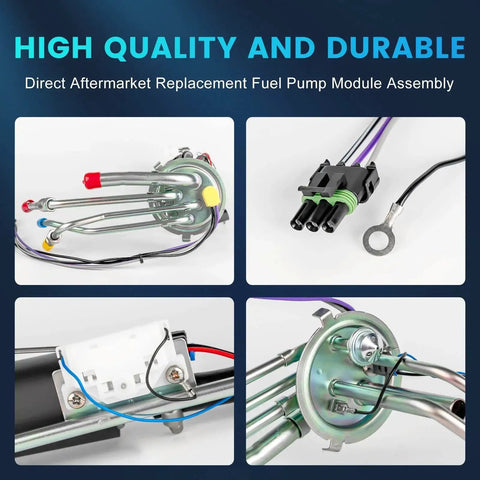 Chevy GMC C K Series Electric Fuel Pump Assembly E3621S Replacement for 1988-1995 V8 V6 with ATPOEN Enhanced Turbo Pump