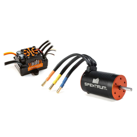 Firma 130A Brushless Smart ESC and 1900Kv Sensorless Motor Combo with Telemetry and Waterproof Build, front view.
