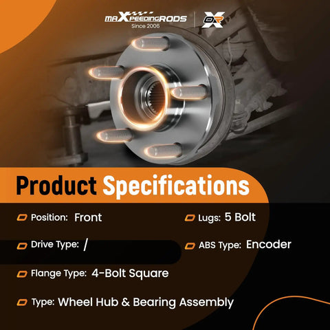 Front Wheel Hub And Bearing Assembly Kit Fits Nissan Maxima 2009 2019 Quest 2011 2017 Murano 2009 2019 Pathfinder 2013 2019