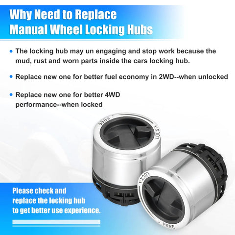 Locking Hub 99 Ranger front manual locking hub kit for Ford Explorer & R...