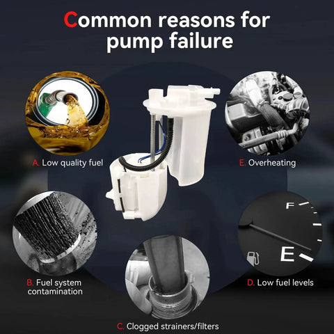 Toyota RAV4 2.5L L4 Fuel Pump Module Assembly Drop In Replacement For 2009 2016 Direct Fit OE causes of pump failure