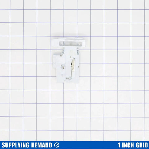 Washer Lid Lock Door Latch Switch Replacement Part Replaces 4245274 PS11703540 AP5962162 on 1 inch grid background